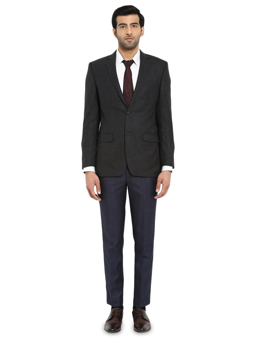 grey single breasted formal blazer - 17709648 - Zoom Image - 4