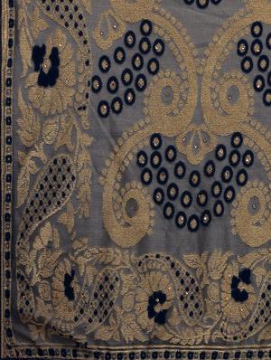 brasso work woven saree with blouse - 17709946 - Standard Image - 4