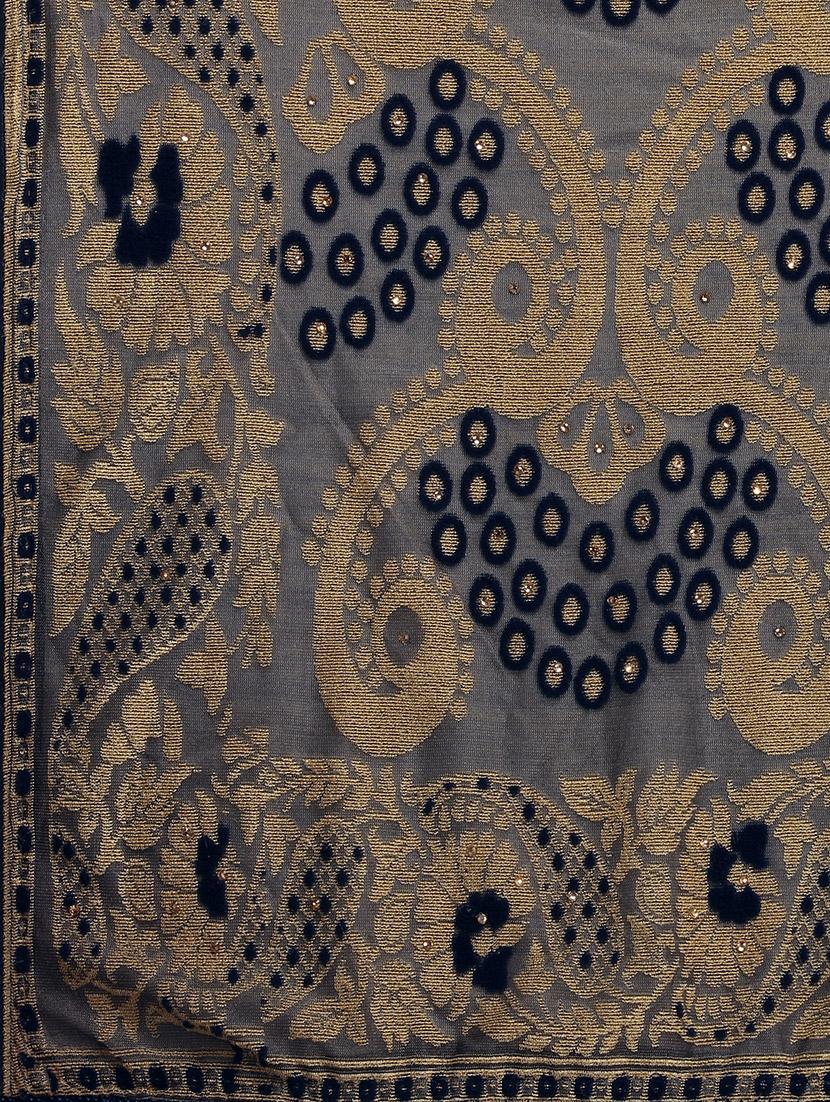 brasso work woven saree with blouse - 17709946 - Zoom Image - 4
