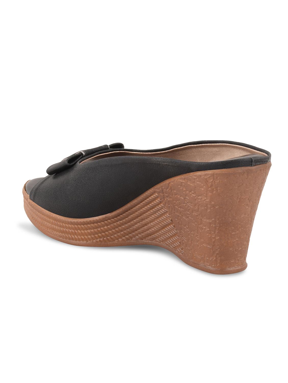black slip on wedge - 17710120 - Zoom Image - 3