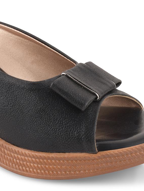 black slip on wedge - 17710120 - Zoom Image - 5