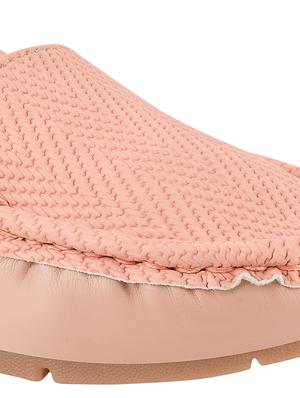 pink synthetic slip on loafers - 17710126 - Standard Image - 5