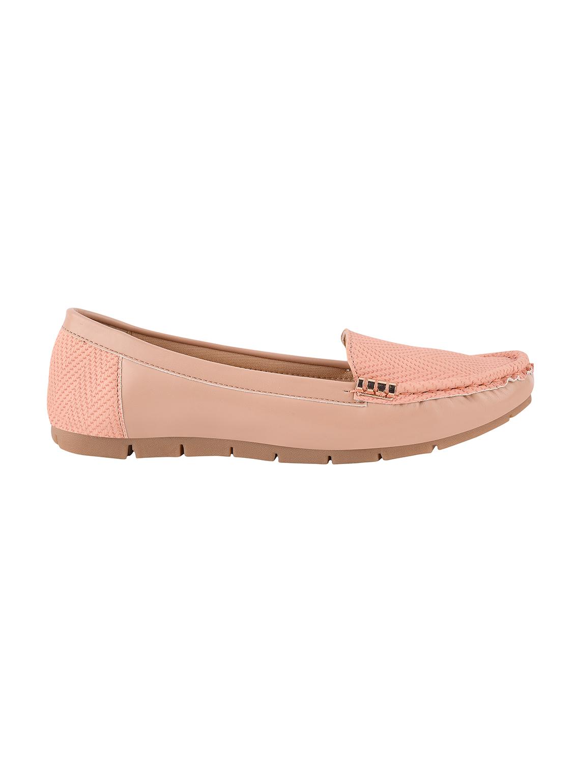 pink synthetic slip on loafers - 17710126 - Zoom Image - 2