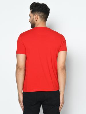 red all over print t-shirt - 17710188 - Standard Image - 3