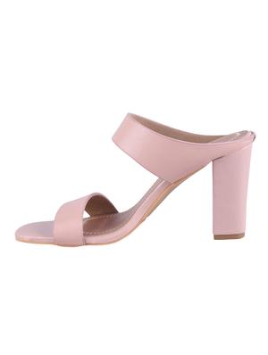 pink synthetic slip on sandals - 17710324 - Standard Image - 3