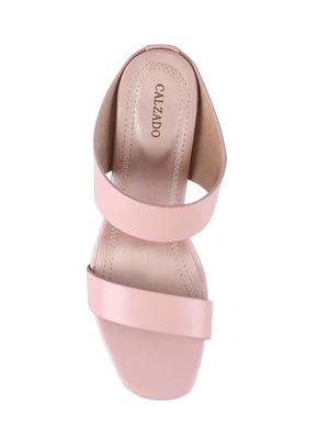 pink synthetic slip on sandals - 17710324 - Standard Image - 4