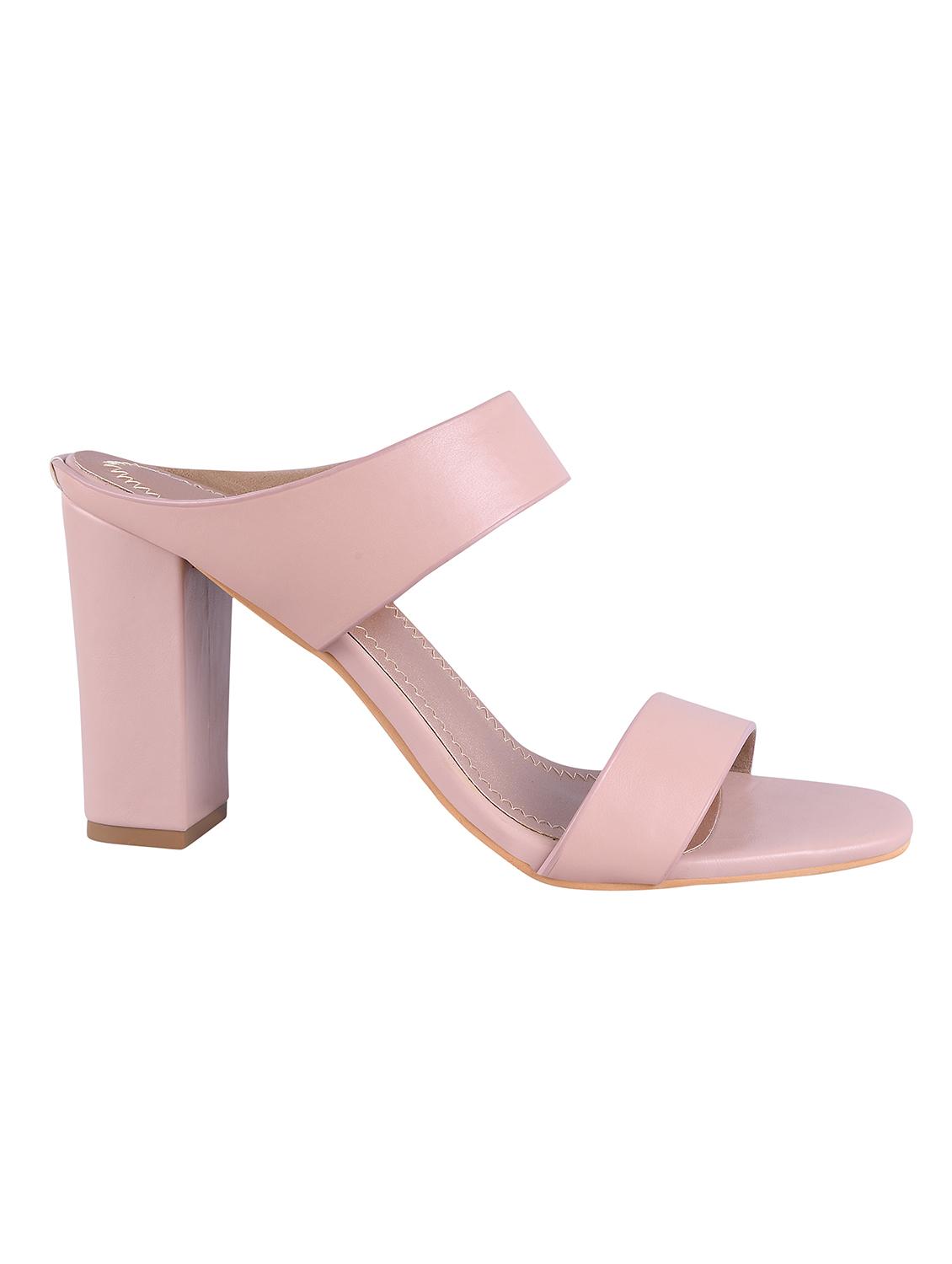 pink synthetic slip on sandals - 17710324 - Zoom Image - 2