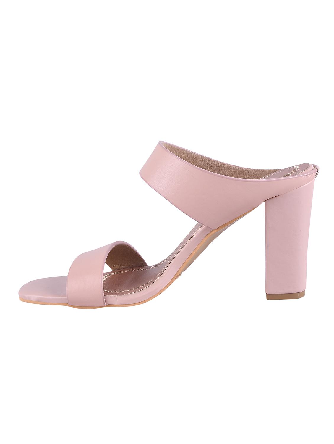 pink synthetic slip on sandals - 17710324 - Zoom Image - 3