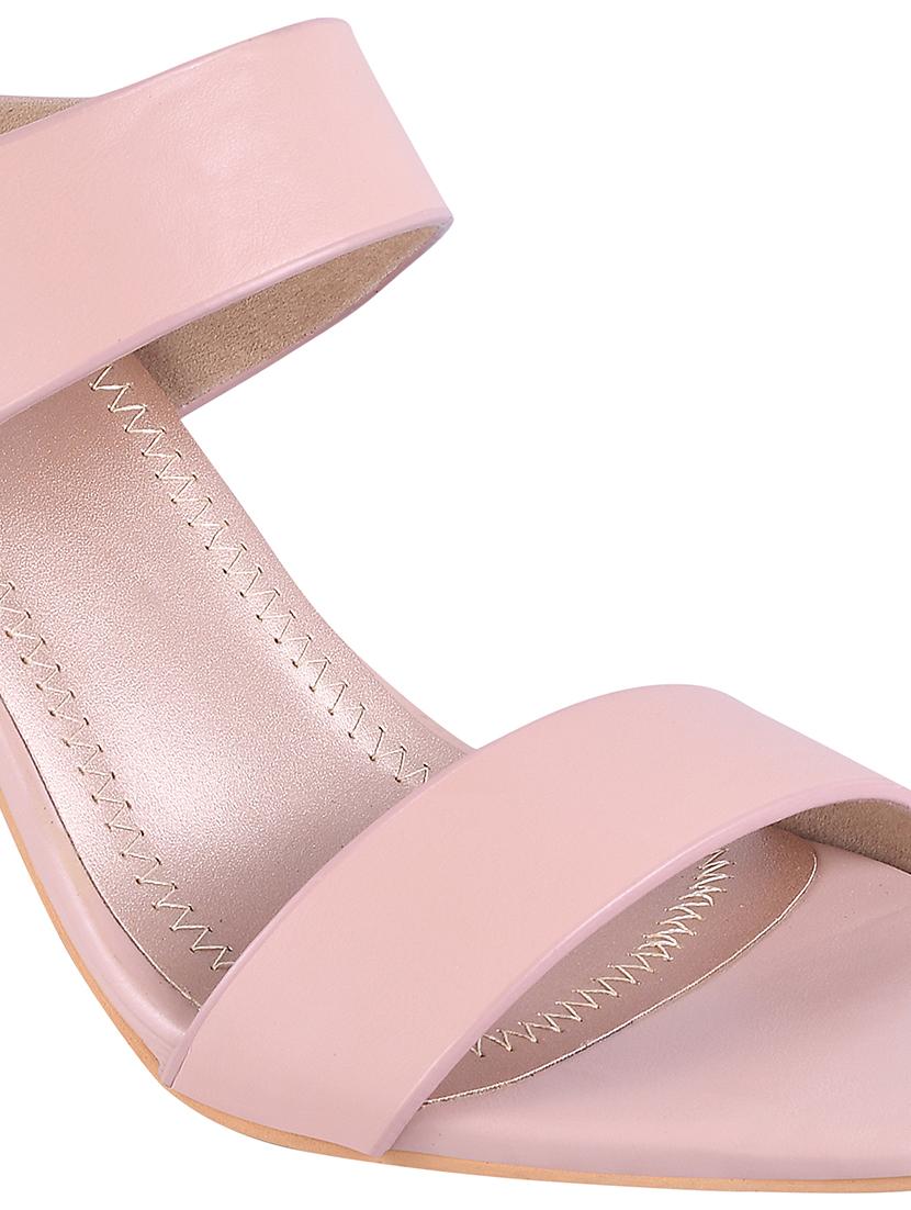 pink synthetic slip on sandals - 17710324 - Zoom Image - 5