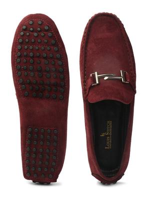 red slip on loafer - 17710543 - Standard Image - 3