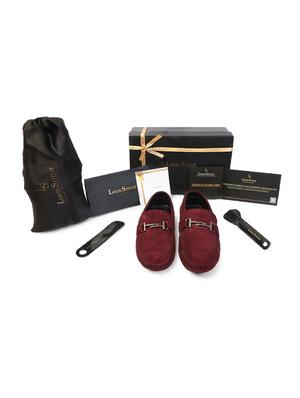 red slip on loafer - 17710543 - Standard Image - 4