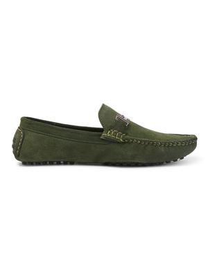 green slip on loafer - 17710544 - Standard Image - 2