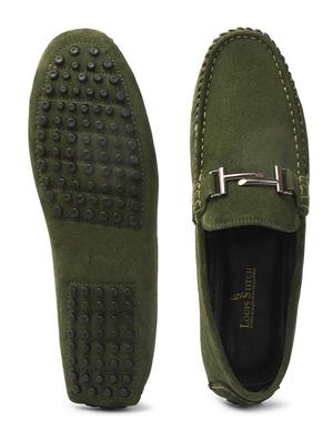 green slip on loafer - 17710544 - Standard Image - 4