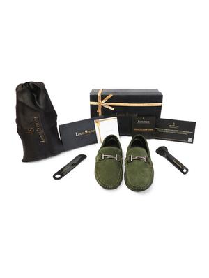 green slip on loafer - 17710544 - Standard Image - 5