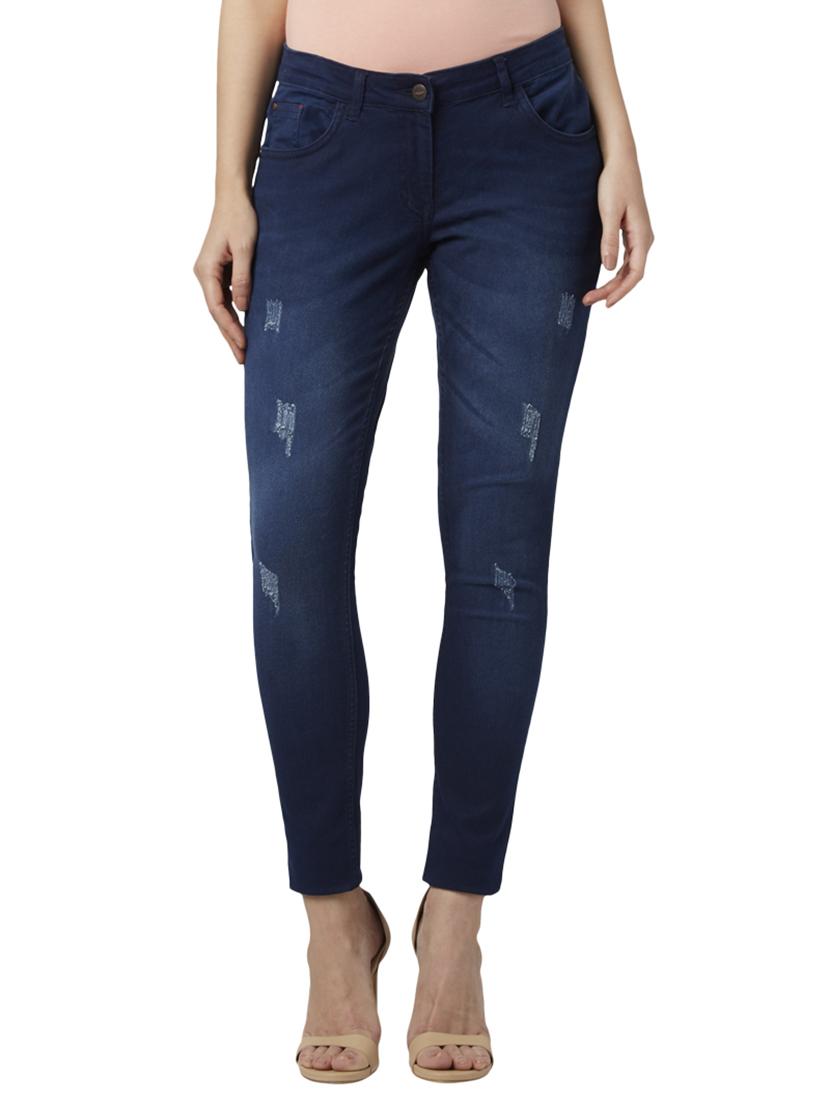 stone washed distressed jean - 17710557 - Zoom Image - 1