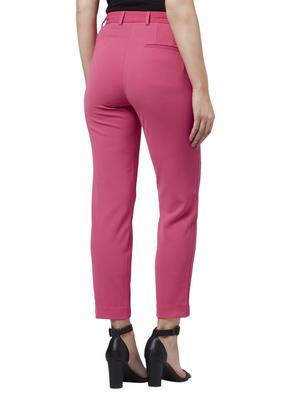 high rise flat front trouser - 17710575 - Standard Image - 3