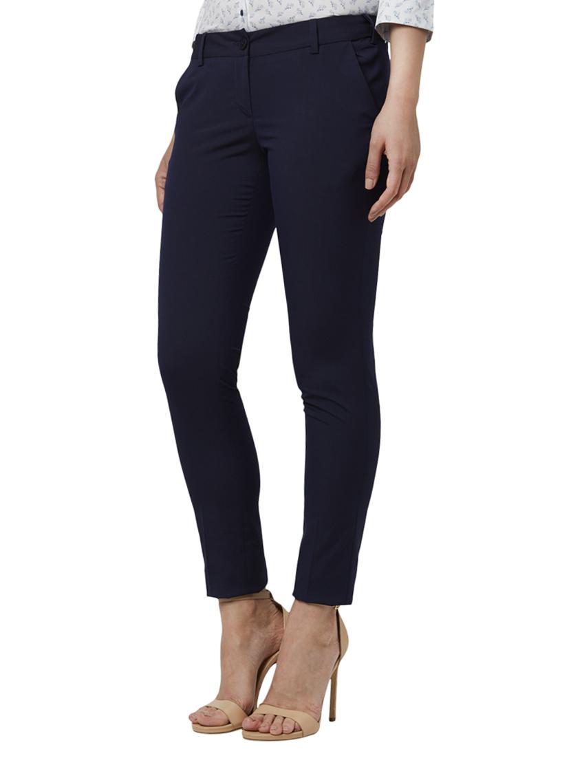 mid rise flat front trouser - 17710577 - Zoom Image - 2