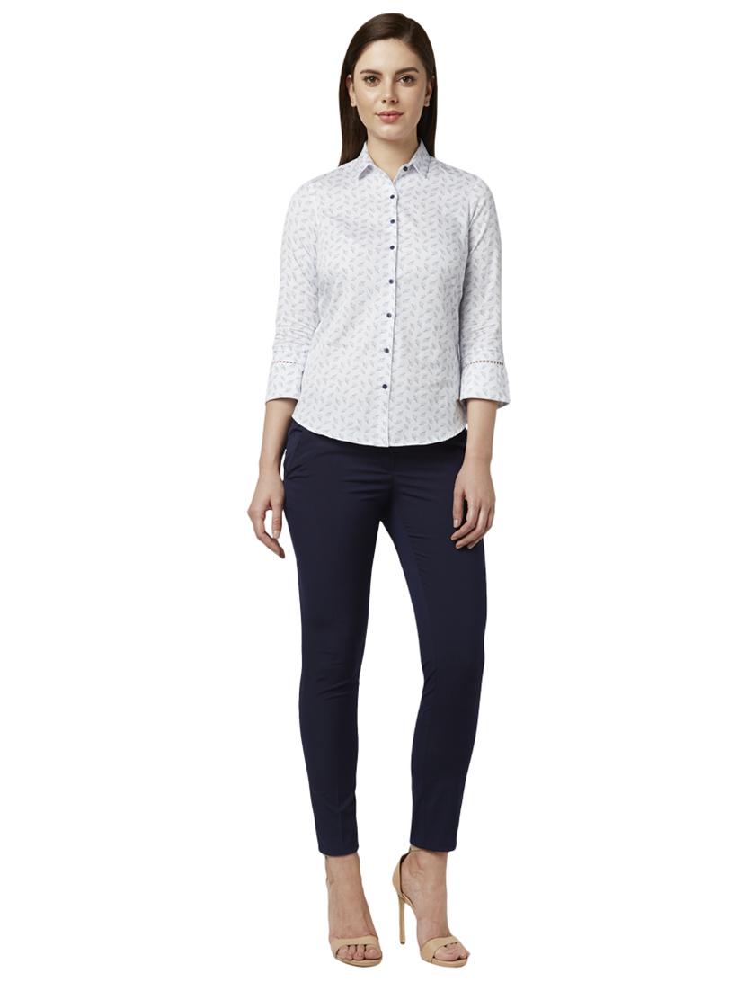 mid rise flat front trouser - 17710577 - Zoom Image - 4