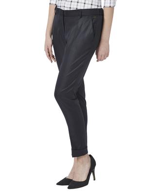 high rise flat front trouser - 17710595 - Standard Image - 2