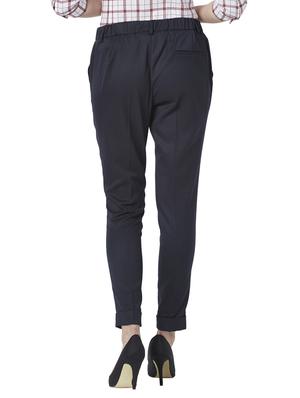 high rise flat front trouser - 17710598 - Standard Image - 3