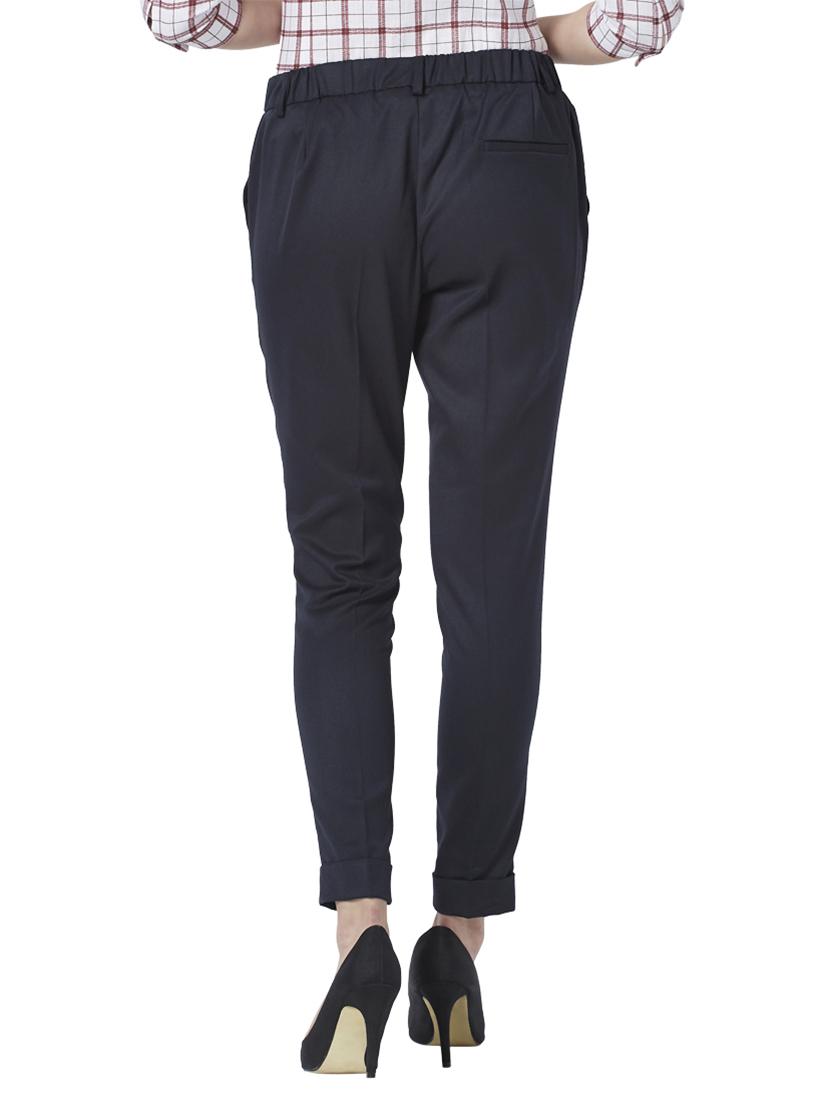 high rise flat front trouser - 17710598 - Zoom Image - 3