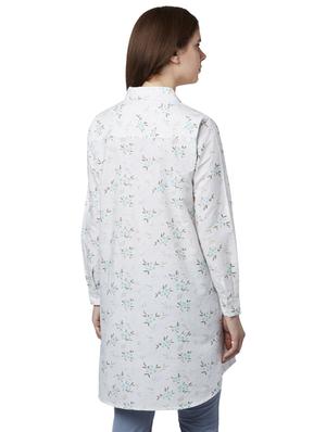 concealed placket floral shirt - 17710631 - Standard Image - 3