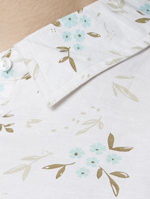 concealed placket floral shirt - 17710631 - Standard Image - 5