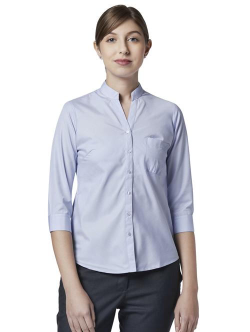curved hem regular shirt - 17710640 - Standard Image - 1