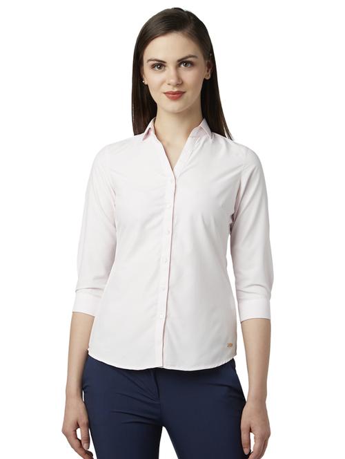 curved hem regular shirt - 17710643 - Standard Image - 1