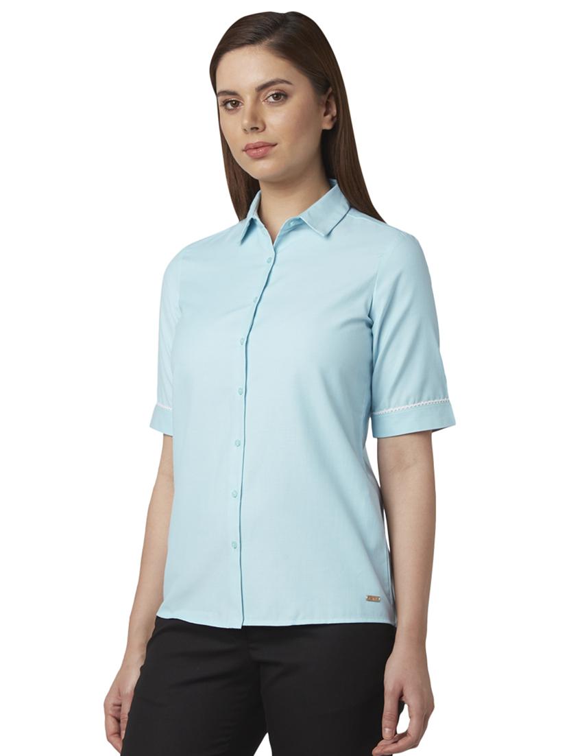 short sleeved solid top - 17710718 - Zoom Image - 2