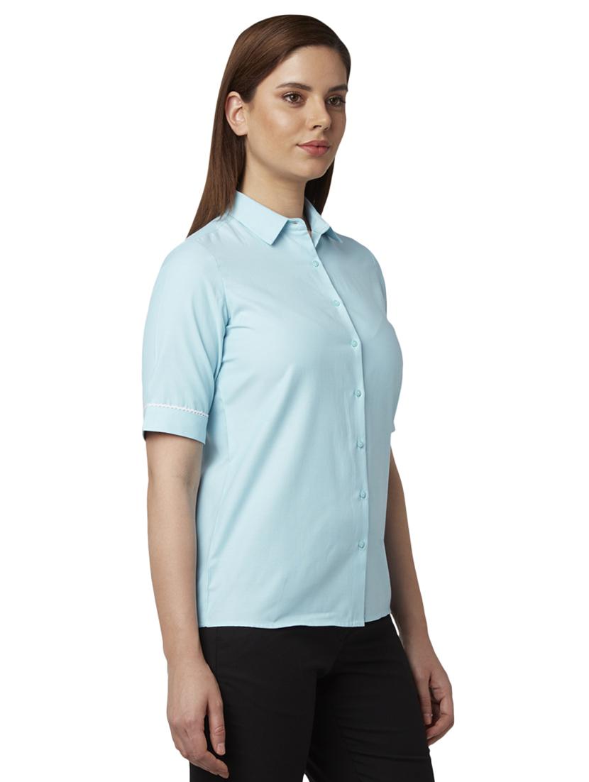 short sleeved solid top - 17710718 - Zoom Image - 3