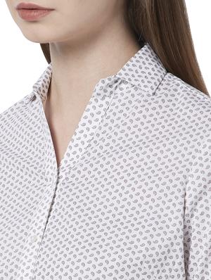 long sleeved printed shirt - 17710728 - Standard Image - 6