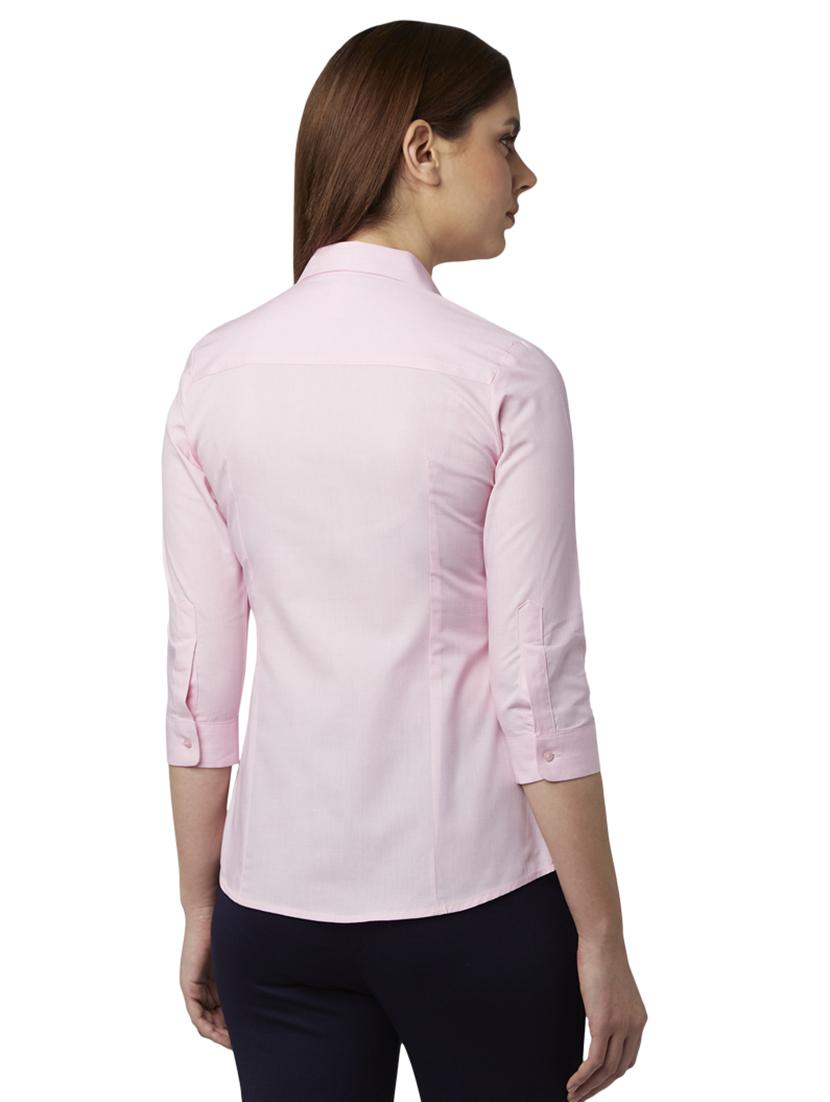 curved hem solid shirt - 17710735 - Zoom Image - 4
