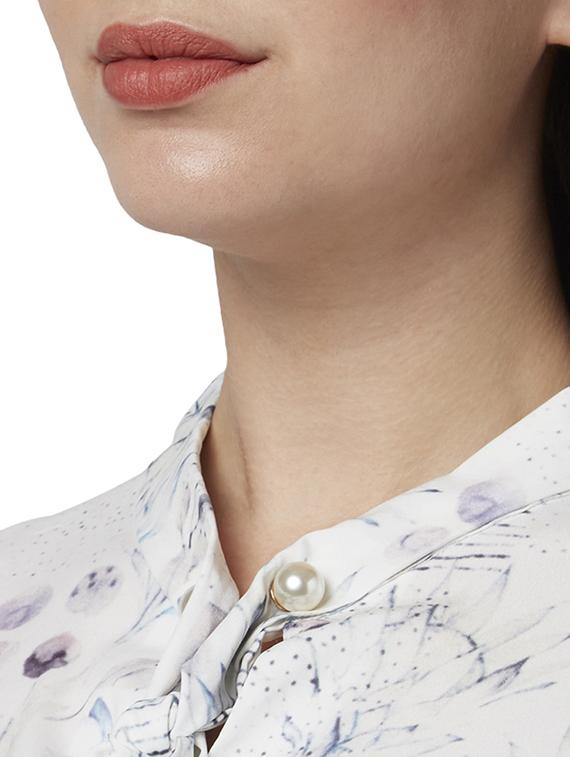 tie up neck printed top - 17710765 - Zoom Image - 6