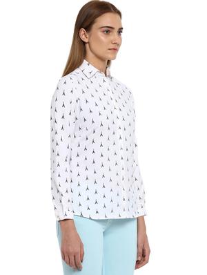 long sleeves printed shirt - 17710774 - Standard Image - 3