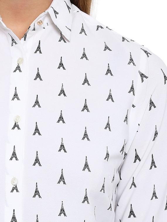 long sleeves printed shirt - 17710774 - Zoom Image - 6