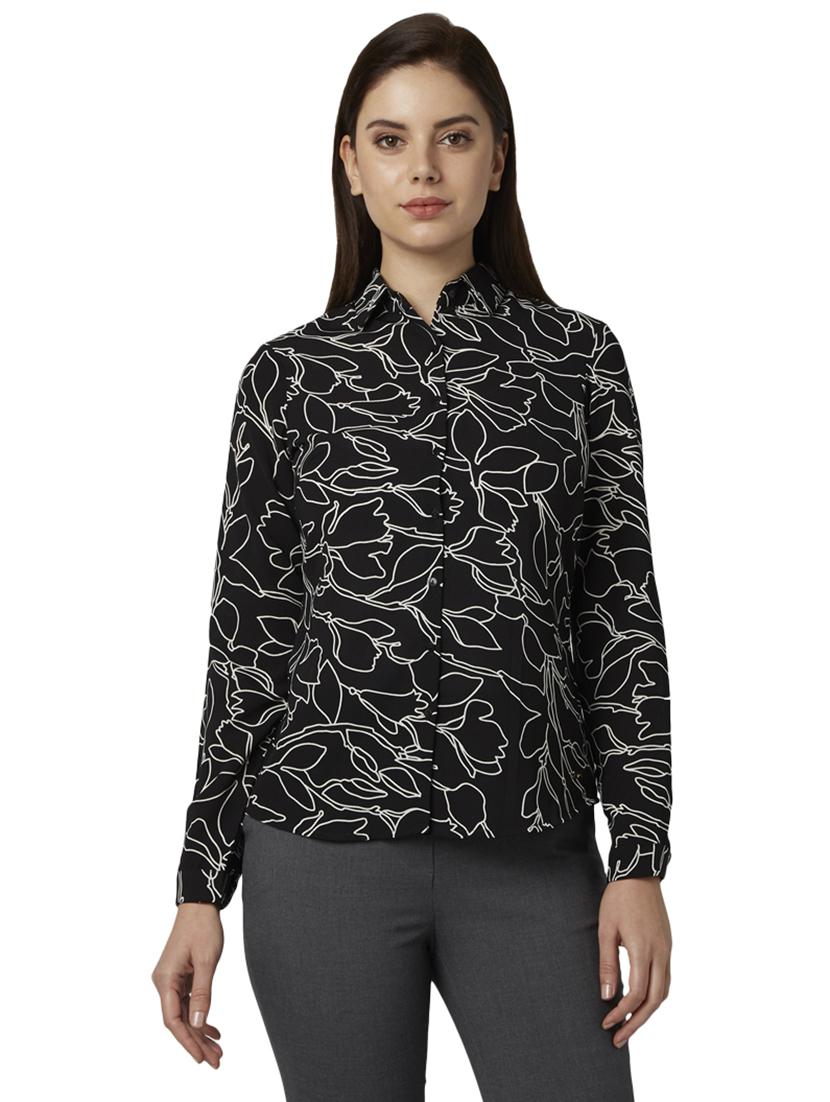 long sleeves printed top - 17710783 - Zoom Image - 1