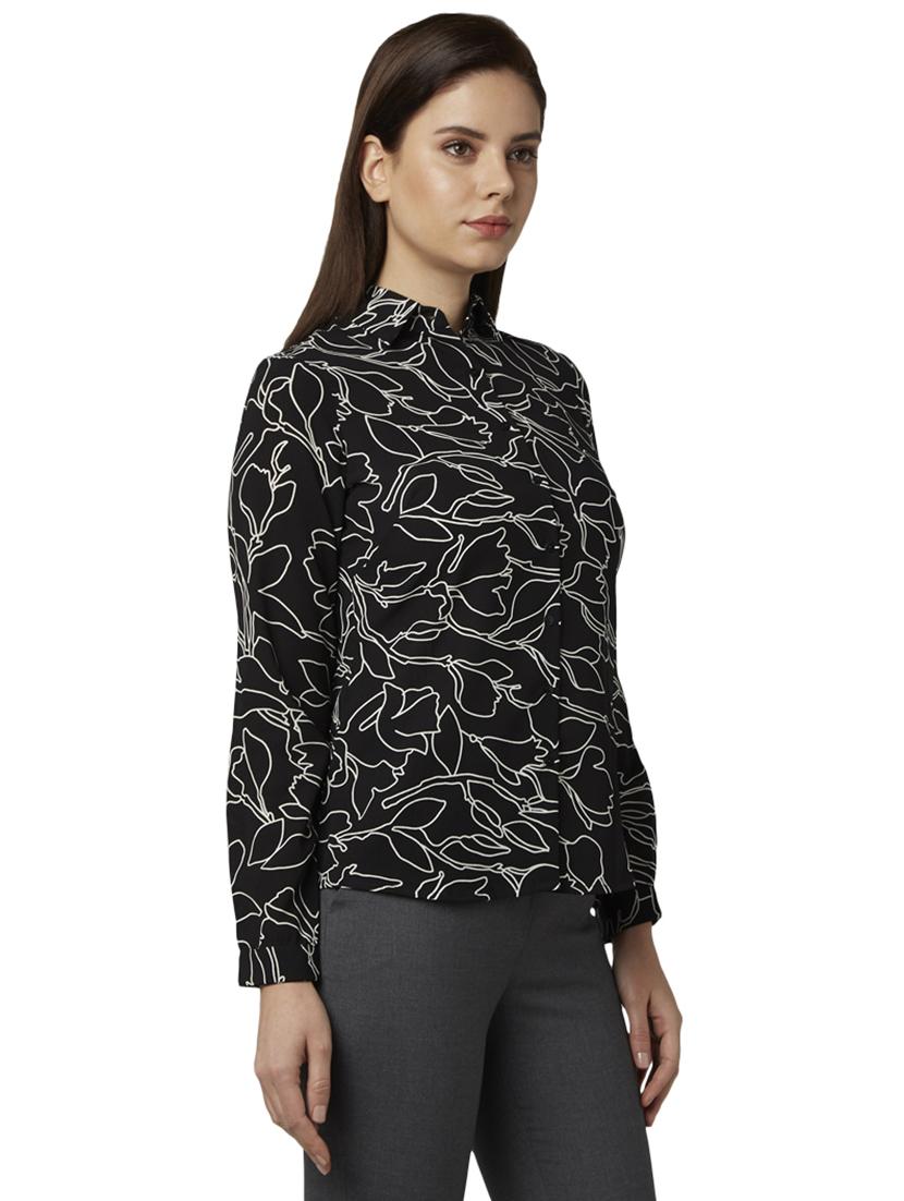 long sleeves printed top - 17710783 - Zoom Image - 3