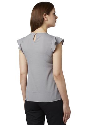 grey polyester regular top - 17710800 - Standard Image - 4