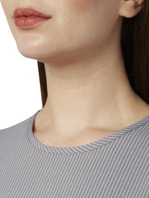 grey polyester regular top - 17710800 - Standard Image - 6