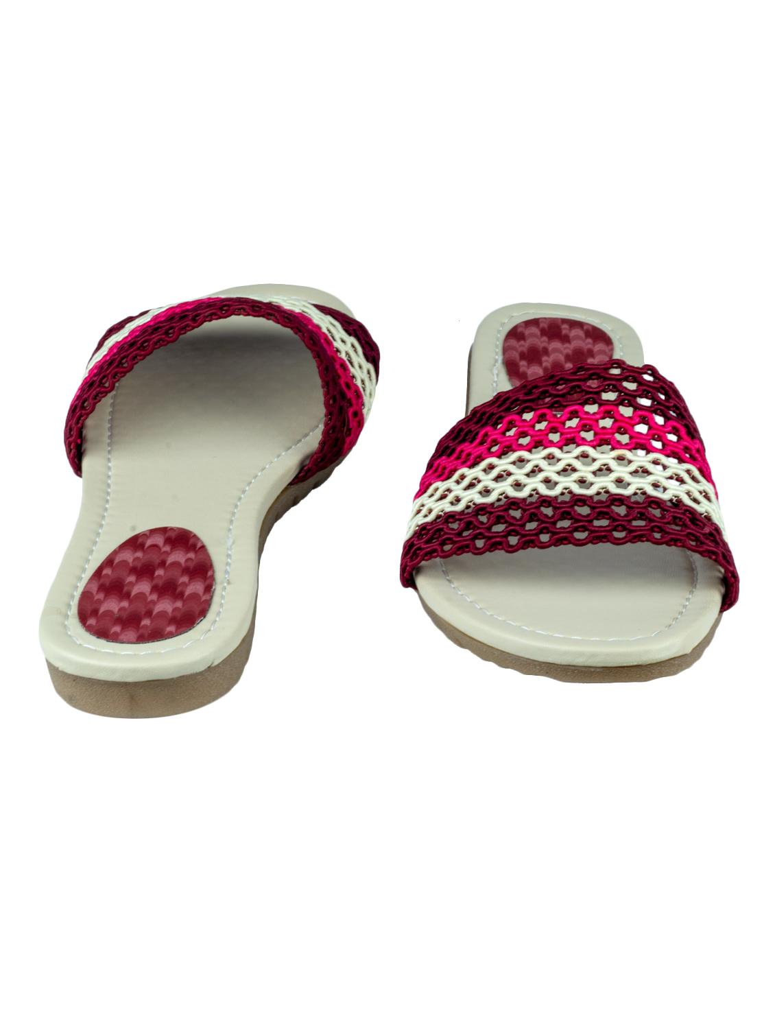 multi colored synthetic slip on sandals - 17710805 - Zoom Image - 3