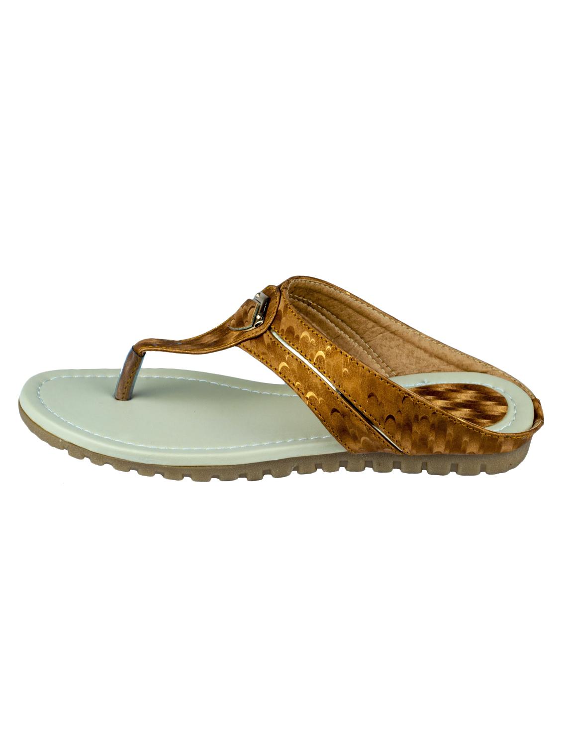 tan toe separator sandal - 17710808 - Zoom Image - 2