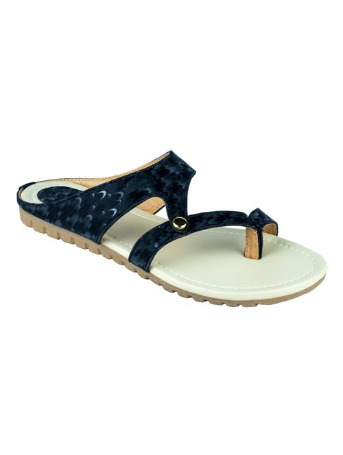 blue toe separator sandal - 17710809 - Standard Image - 1