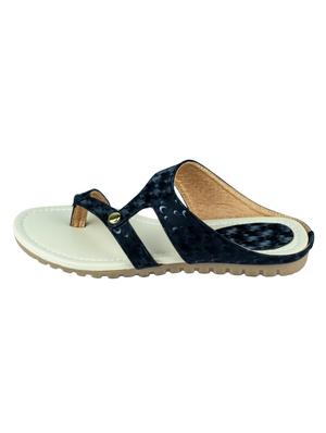 blue toe separator sandal - 17710809 - Standard Image - 2