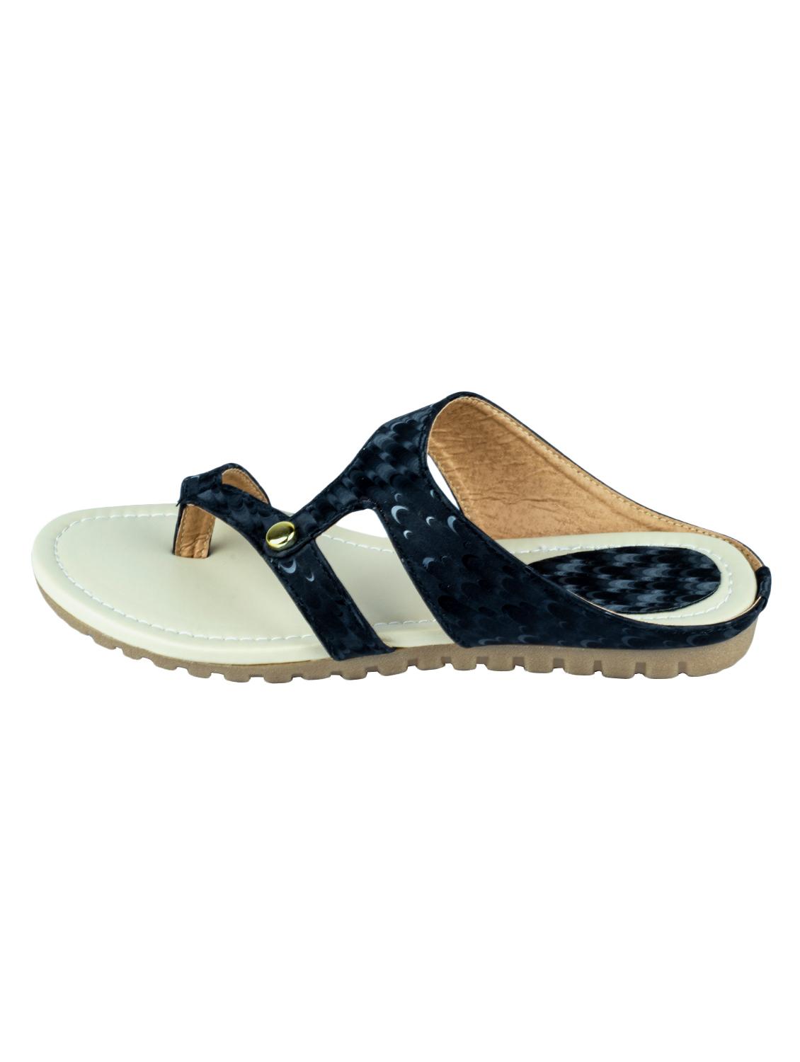 blue toe separator sandal - 17710809 - Zoom Image - 2