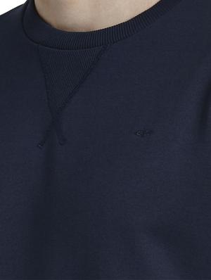 navy blue solid sweatshirt - 17710824 - Standard Image - 5
