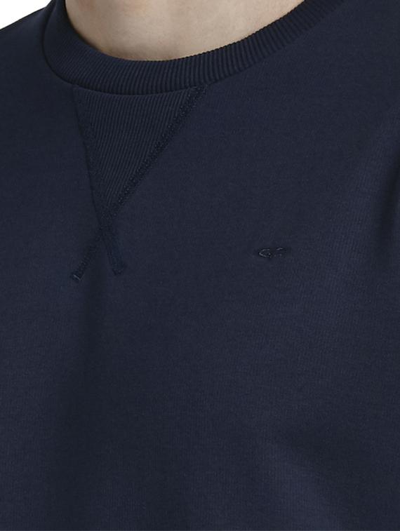 navy blue solid sweatshirt - 17710824 - Zoom Image - 5