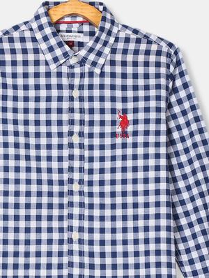 blue checkered shirt - 17710924 - Standard Image - 3