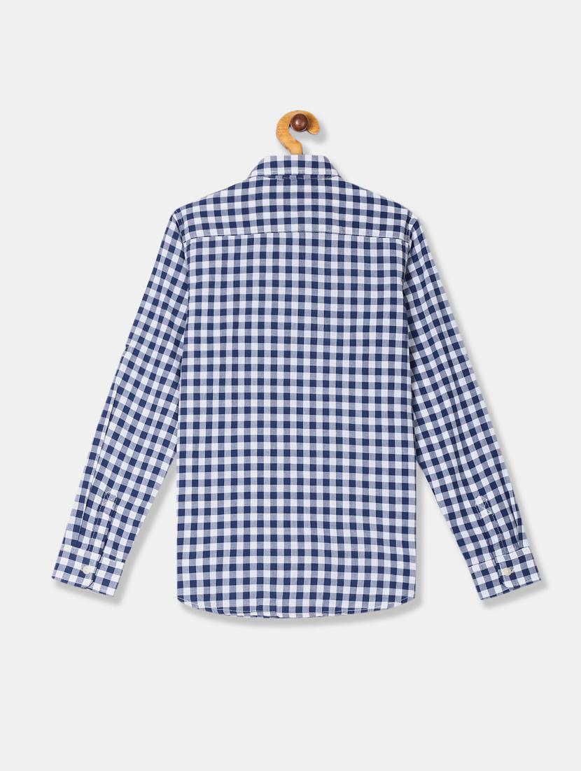blue checkered shirt - 17710924 - Zoom Image - 2