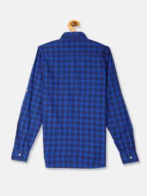 blue checkered shirt - 17710926 - Standard Image - 2